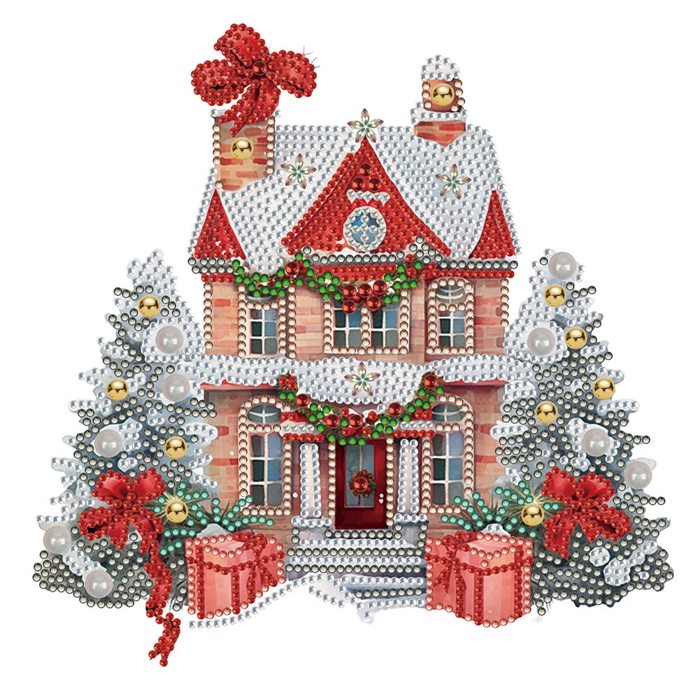 Christmas Cabin - Special Shaped Drill Diamond Painting 30*30CM