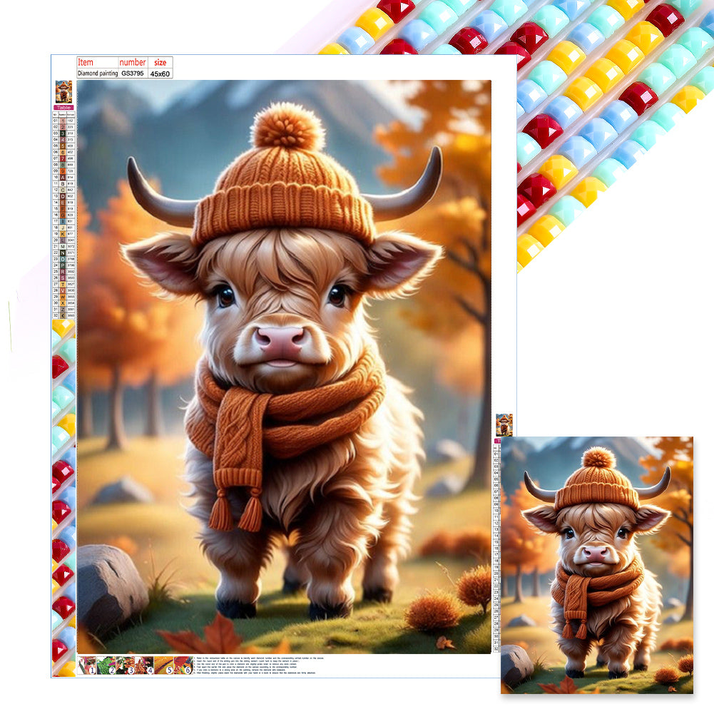 Woods Calf - Full Square Drill Diamond Painting 45*60CM