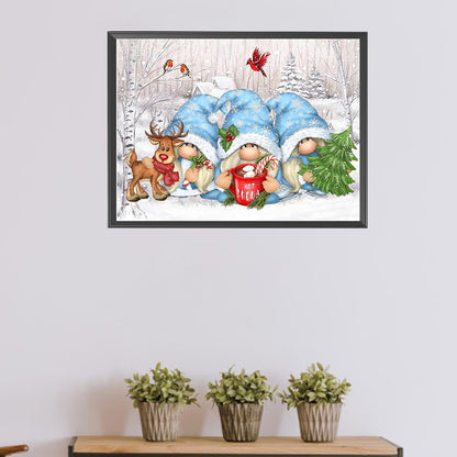 Snow Goblin - Full Square Drill Diamond Painting 60*45CM