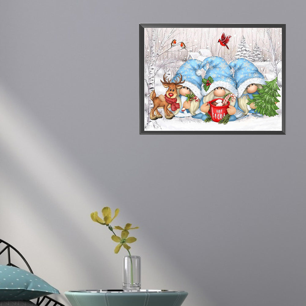 Snow Goblin - Full Square Drill Diamond Painting 60*45CM