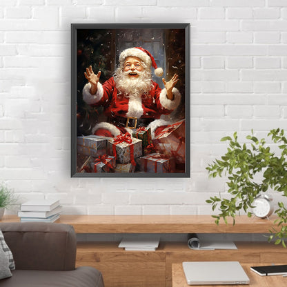 Santa Claus - Full Round Drill Diamond Painting 30*40CM