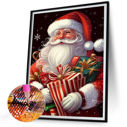 Santa Claus - Full Round Drill Diamond Painting 30*40CM