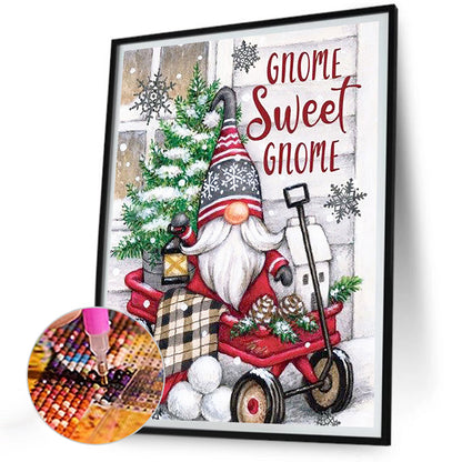 Christmas Gnome - Full Round Drill Diamond Painting 30*40CM