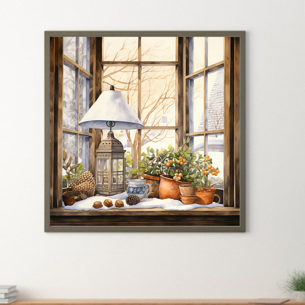 Winter Room - Full Round Drill Diamond Painting 30*30CM