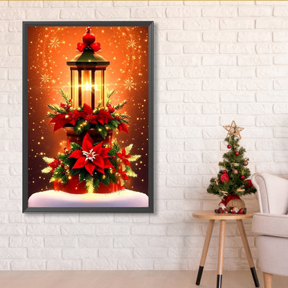 Christmas Holiday Atmosphere - Full Round Drill Diamond Painting 40*60CM