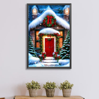 Christmas Holiday Atmosphere - Full Round Drill Diamond Painting 40*60CM