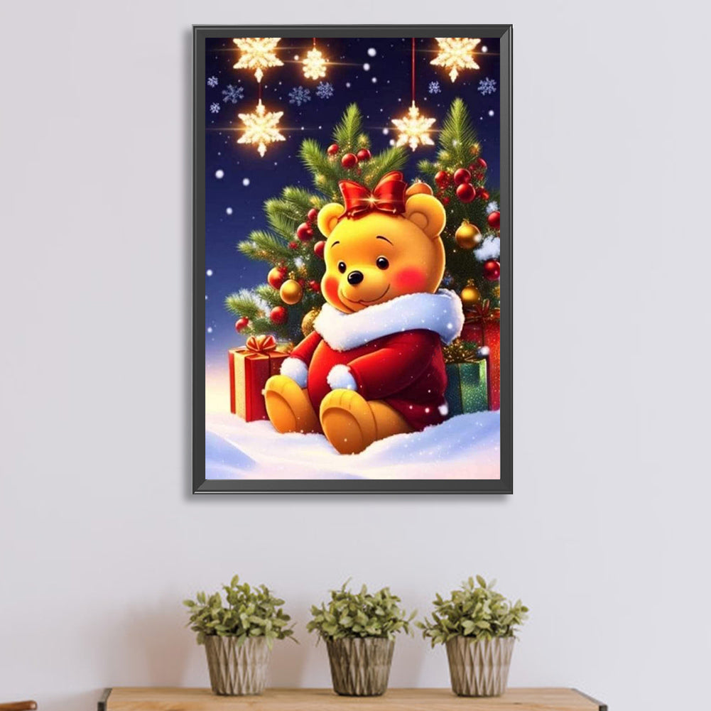 Christmas Holiday Atmosphere - Full Round Drill Diamond Painting 40*60CM