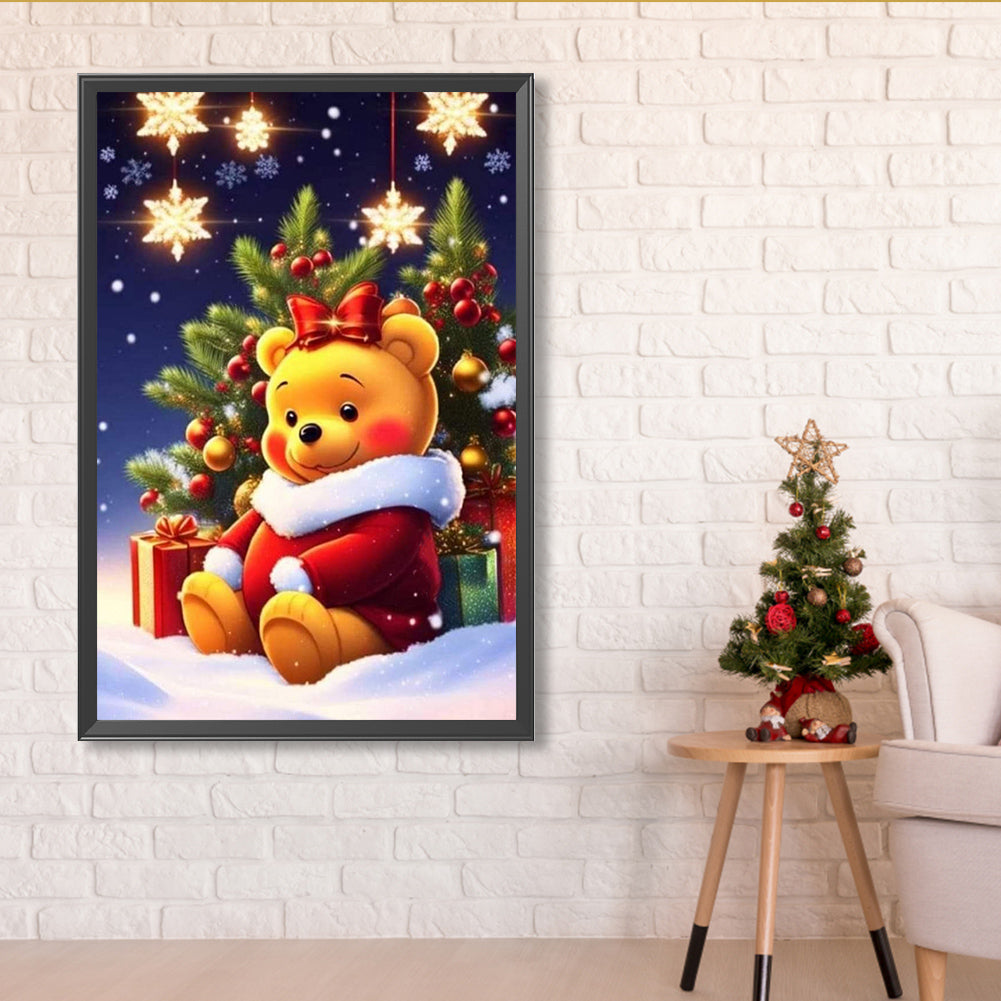 Christmas Holiday Atmosphere - Full Round Drill Diamond Painting 40*60CM