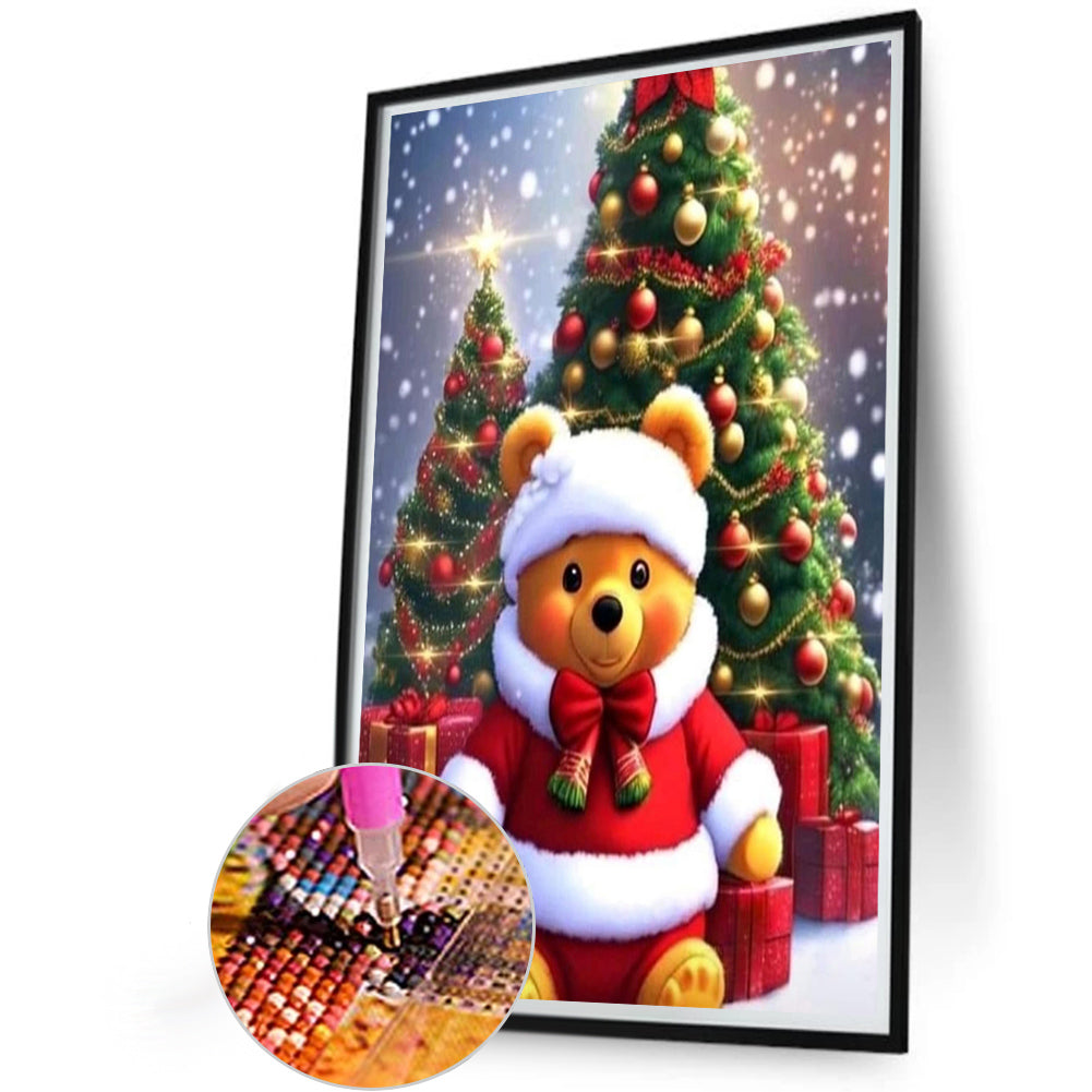 Christmas Holiday Atmosphere - Full Round Drill Diamond Painting 40*60CM