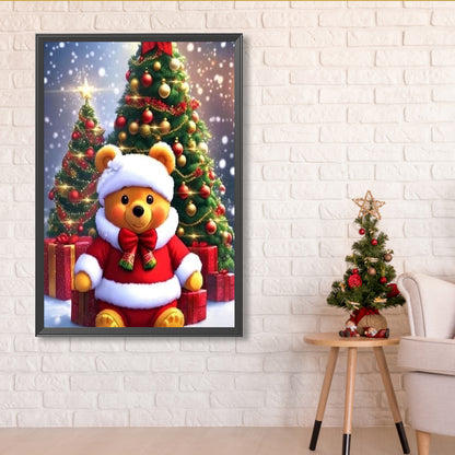 Christmas Holiday Atmosphere - Full Round Drill Diamond Painting 40*60CM