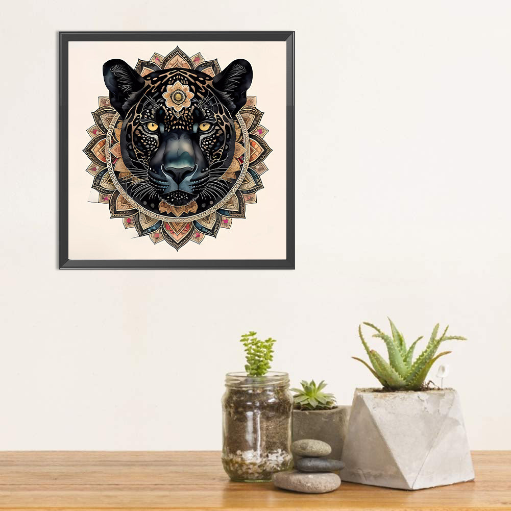 Black Panther - Full Square Drill Diamond Painting 30*30CM