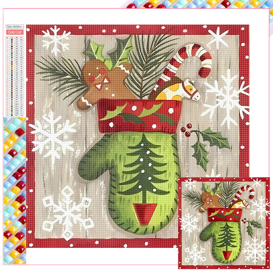 Christmas Set - Full Square Drill Diamond Painting 30*30CM