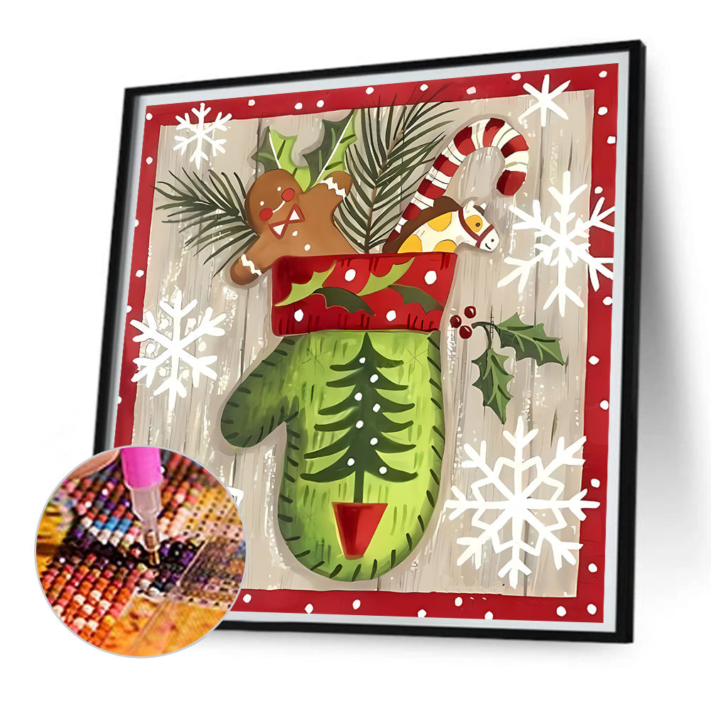 Christmas Set - Full Square Drill Diamond Painting 30*30CM