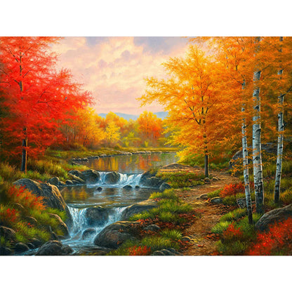 Landscape - Full Square Drill Diamond Painting 40*30CM