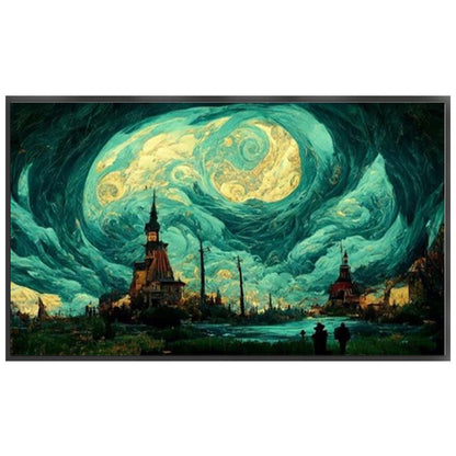 Fantasy Town - 18CT Stamped Cross Stitch 50*30CM