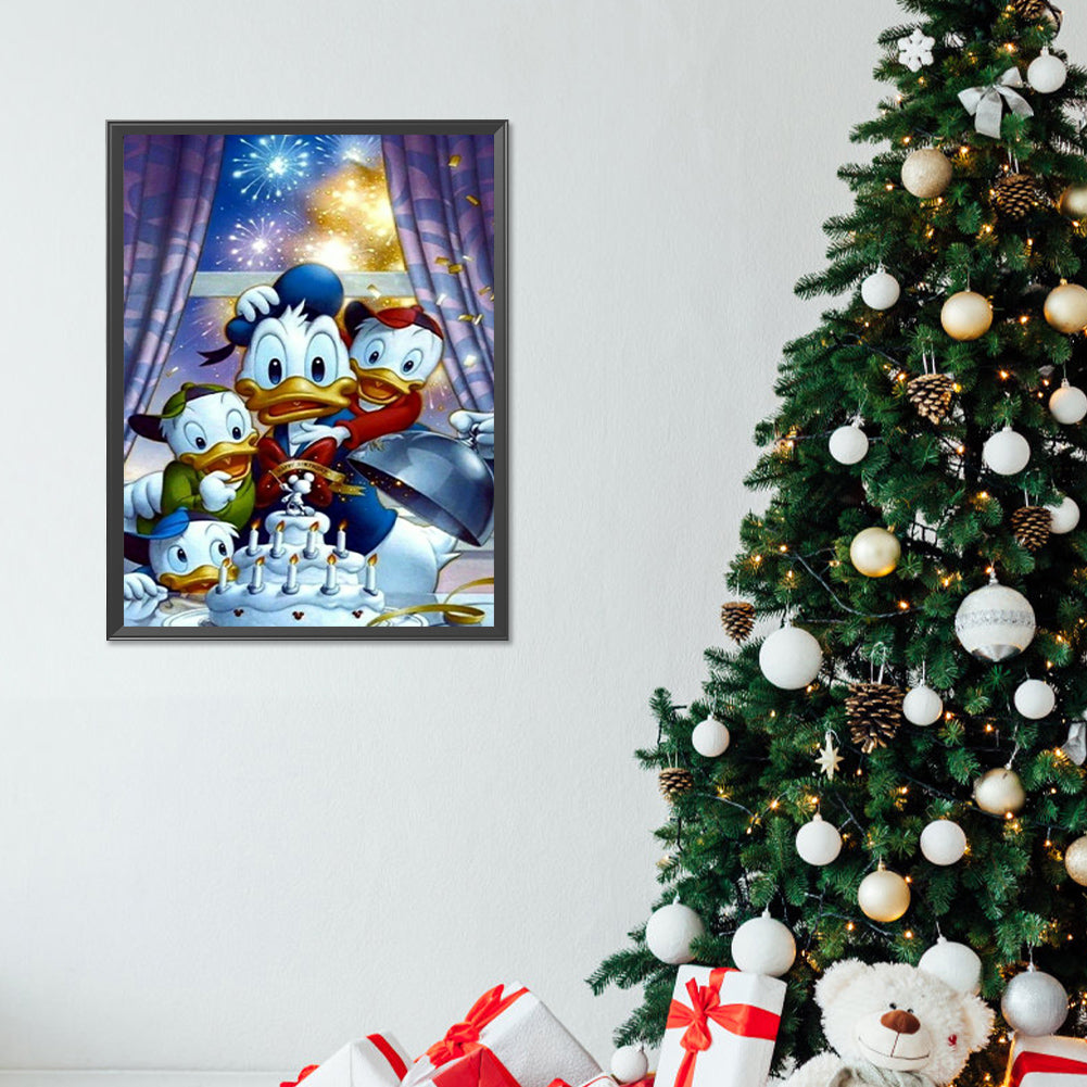 Donald Duck - Full Round Drill Diamond Painting 30*40CM