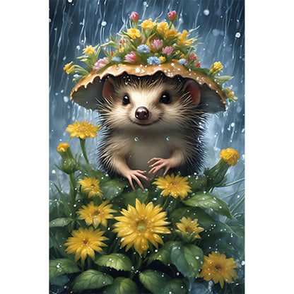 Little Hedgehog - Full Round Drill Diamond Painting 30*45CM