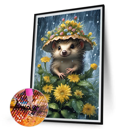 Little Hedgehog - Full Round Drill Diamond Painting 30*45CM