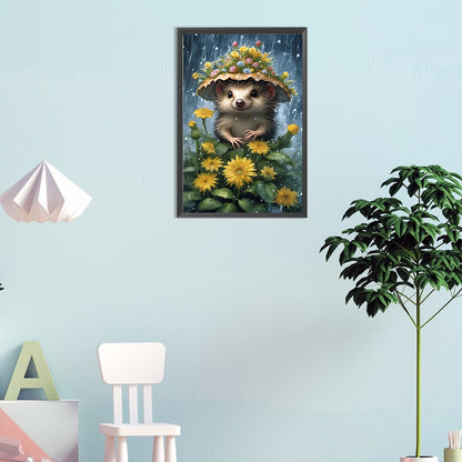 Little Hedgehog - Full Round Drill Diamond Painting 30*45CM