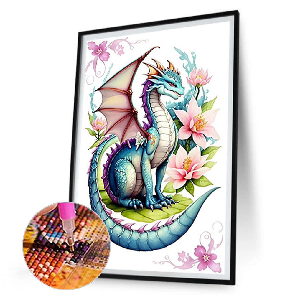 Dragon - Full Round Drill Diamond Painting 30*45CM