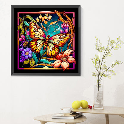 Butterfly Crafts - Full Round Drill Diamond Painting 30*30CM