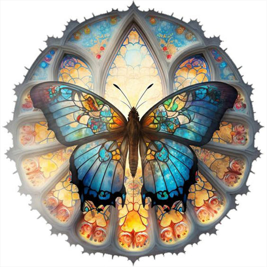 Butterfly Art - Full Round Drill Diamond Painting 30*30CM