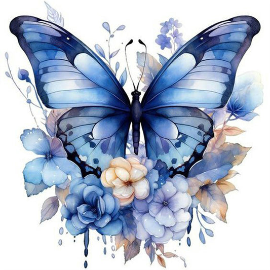 Butterfly Art - Full Round Drill Diamond Painting 30*30CM