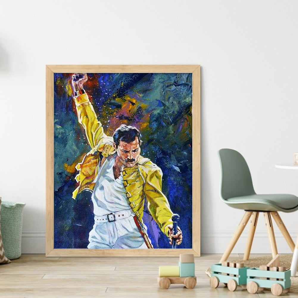 Freddie Mercury - 11CT Counted Cross Stitch 40*50CM