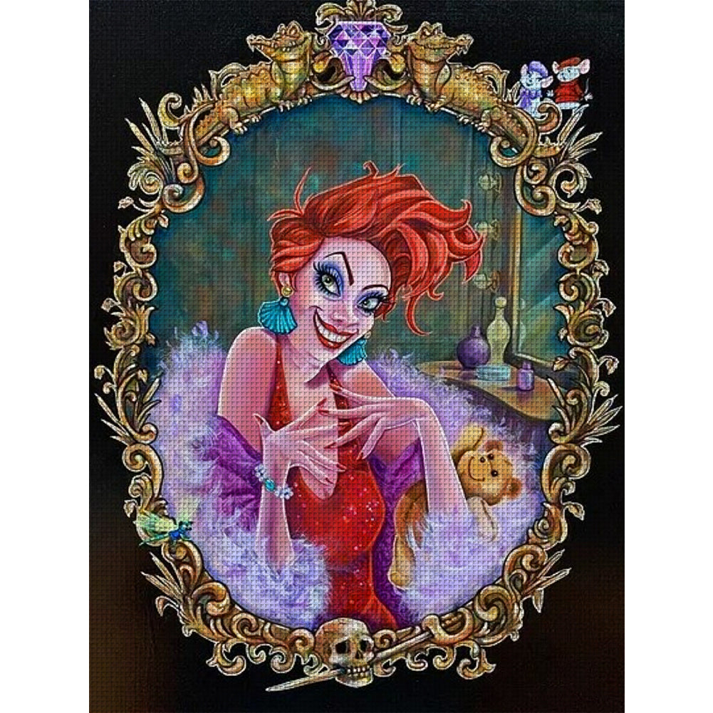 Disney Villain-Medusa - 11CT Stamped Cross Stitch 40*55CM