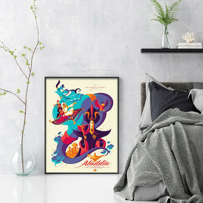 Disney-Aladdin - 11CT Stamped Cross Stitch 40*55CM