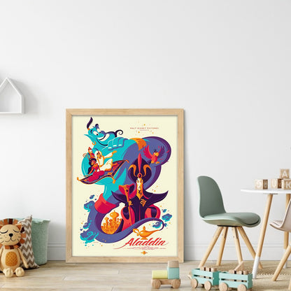 Disney-Aladdin - 11CT Stamped Cross Stitch 40*55CM