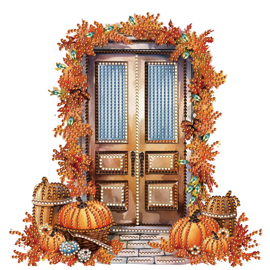 Pumpkin Hut - Special Shaped Drill Diamond Painting 30*30CM