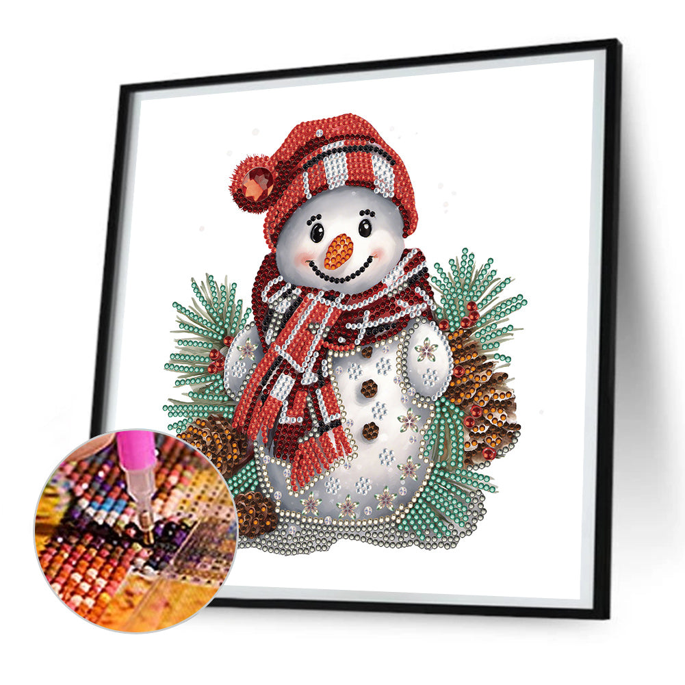 Snowman - Special Shaped Drill Diamond Painting 30*30CM