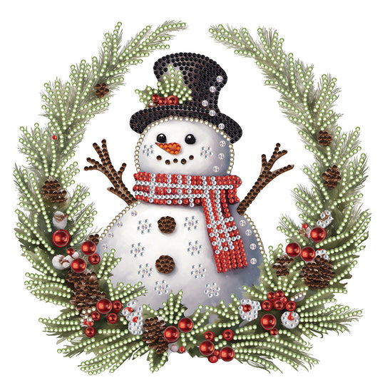 Snowman - Special Shaped Drill Diamond Painting 30*30CM