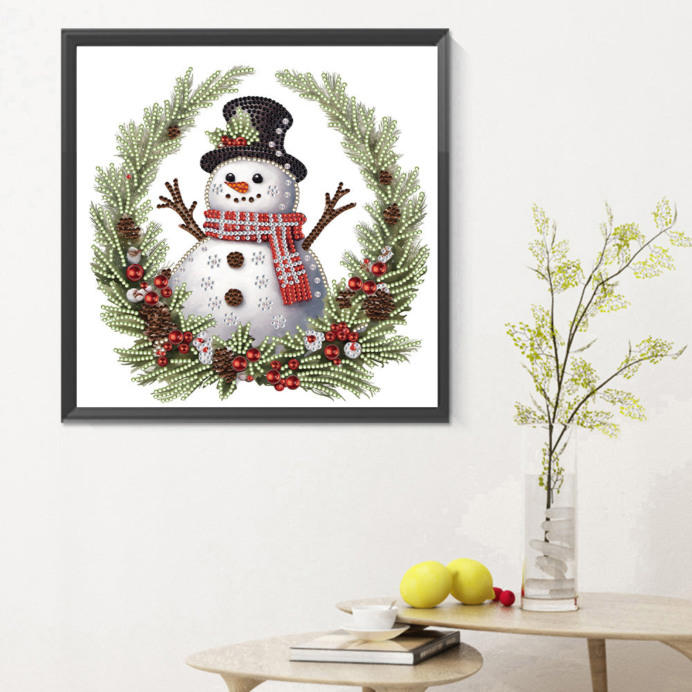 Snowman - Special Shaped Drill Diamond Painting 30*30CM