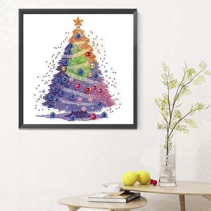 Christmas Tree - Special Shaped Drill Diamond Painting 30*30CM