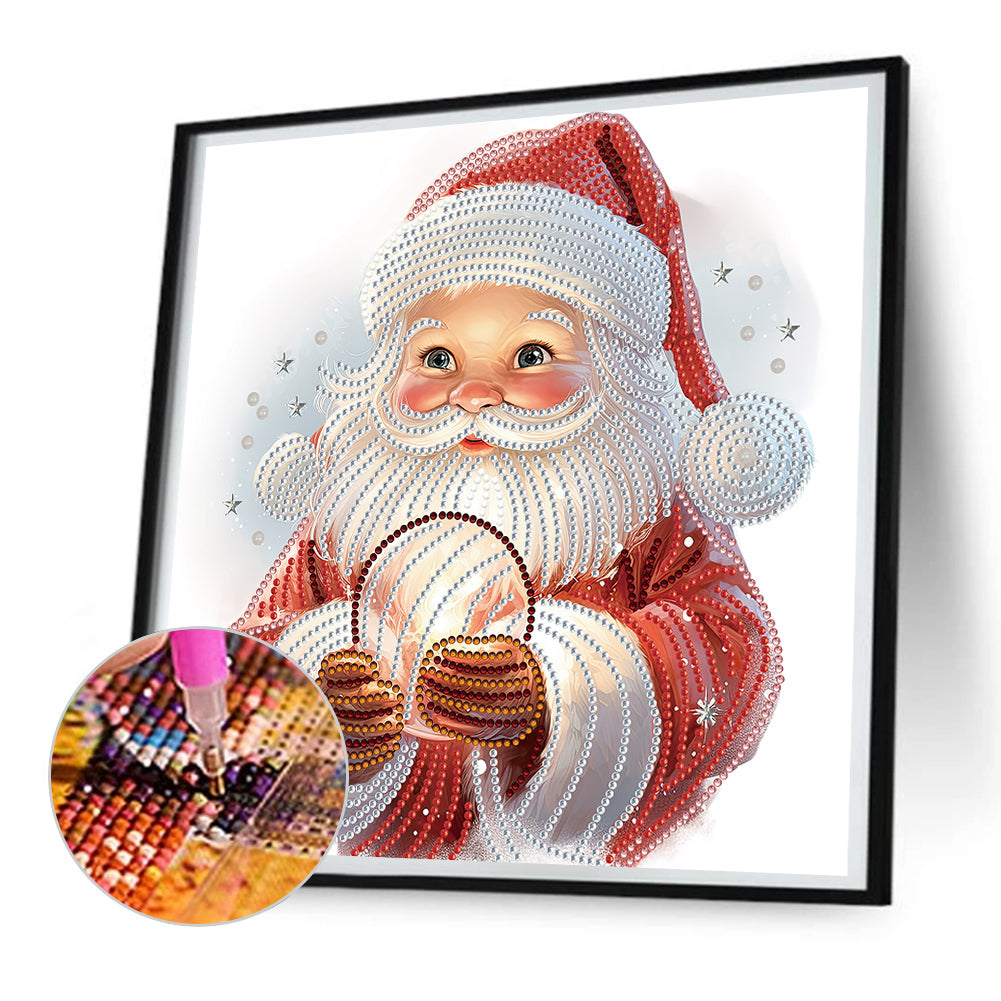 Santa Claus - Special Shaped Drill Diamond Painting 30*30CM