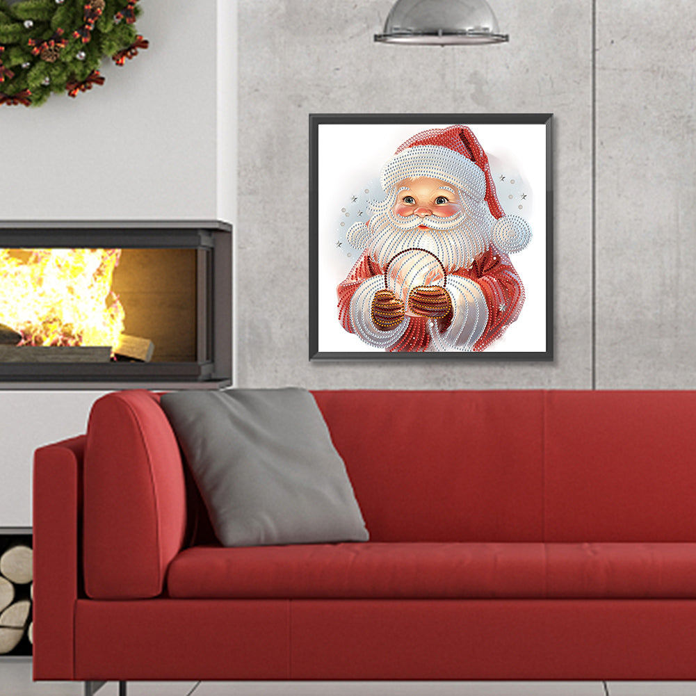 Santa Claus - Special Shaped Drill Diamond Painting 30*30CM