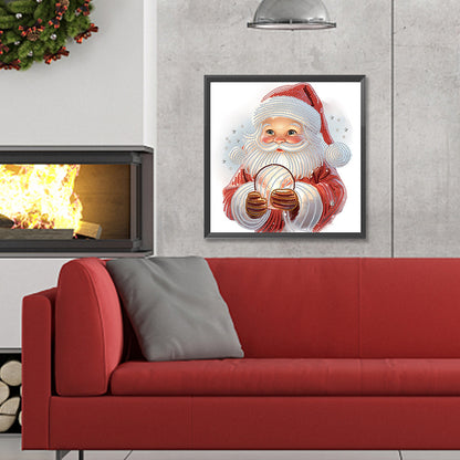 Santa Claus - Special Shaped Drill Diamond Painting 30*30CM