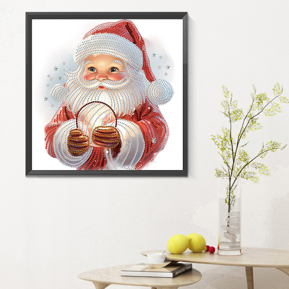 Santa Claus - Special Shaped Drill Diamond Painting 30*30CM