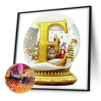 Christmas Crystal Ball E - Full Round Drill Diamond Painting 30*30CM