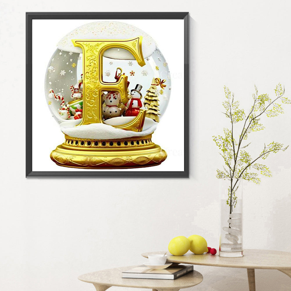 Christmas Crystal Ball E - Full Round Drill Diamond Painting 30*30CM