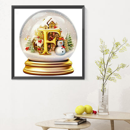 Christmas Crystal Ball F - Full Round Drill Diamond Painting 30*30CM