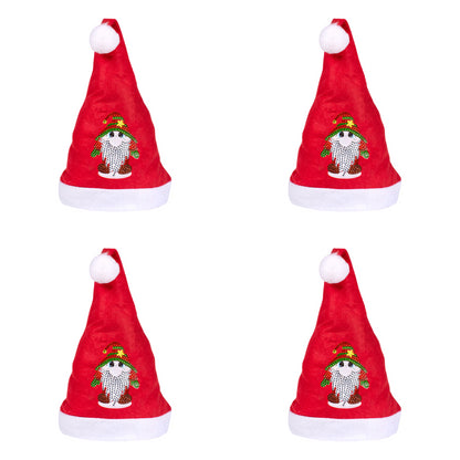 DIY Diamond Painting Christmas Hat Comfort Soft for Adults Unisex (Gnome #2)