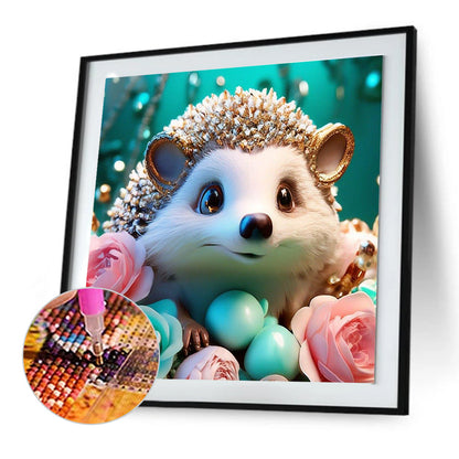 Diamond Hedgehog - Full Round Drill Diamond Painting 30*30CM