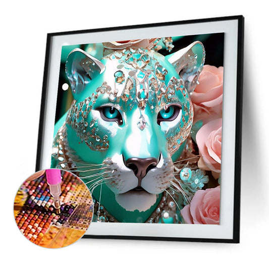 Diamond Panther - Full Round Drill Diamond Painting 30*30CM