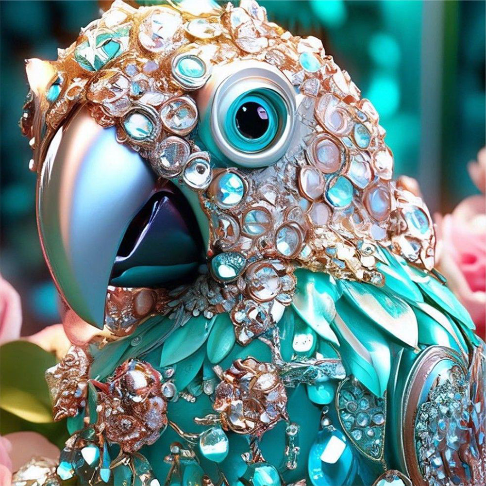Diamond Parrot - Full Round Drill Diamond Painting 30*30CM