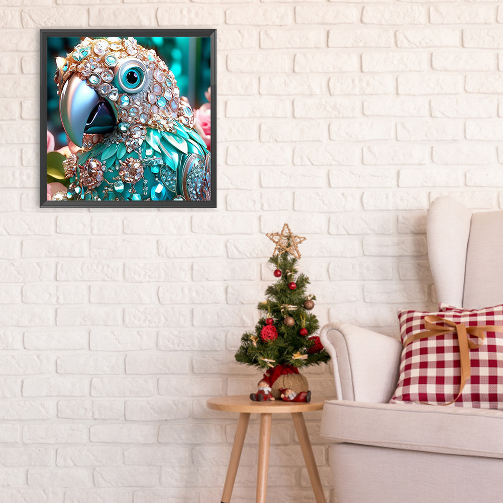 Diamond Parrot - Full Round Drill Diamond Painting 30*30CM