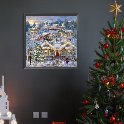 Christmas Town - Full Round Drill Diamond Painting 40*40CM