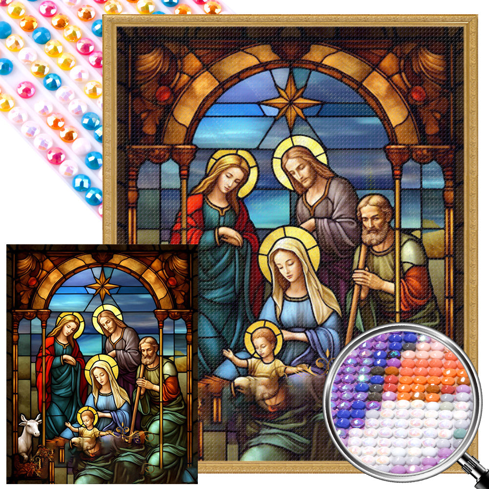 Birth Of Jesus - Full Round Drill Diamond Painting 40*50CM